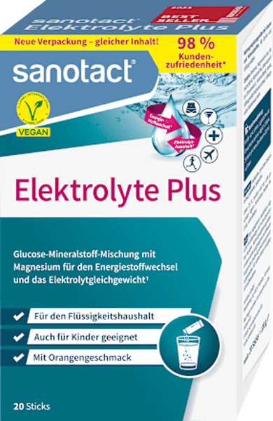 Elektrolyte Plus Sticks 20 St, 120 g
