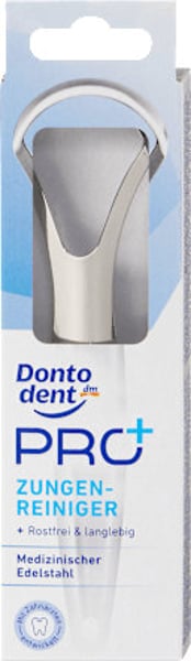 Dontodent PROplus Zungenreiniger aus Edelstahl, 1 St