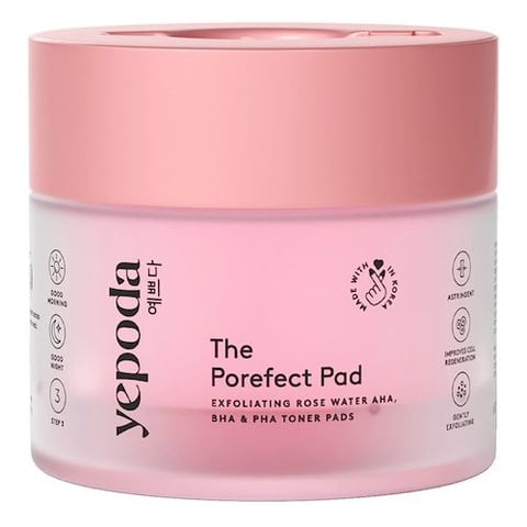Yepoda - The Porefect Pad - Peeling-pads Mit Rosenwasser, Aha, Bha Und Pha - treat The Porefect Pad 120 Ml