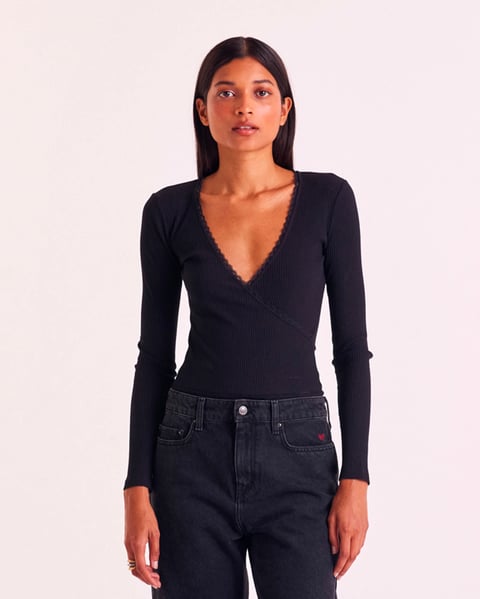 Balzac Paris Matthew black bodysuit