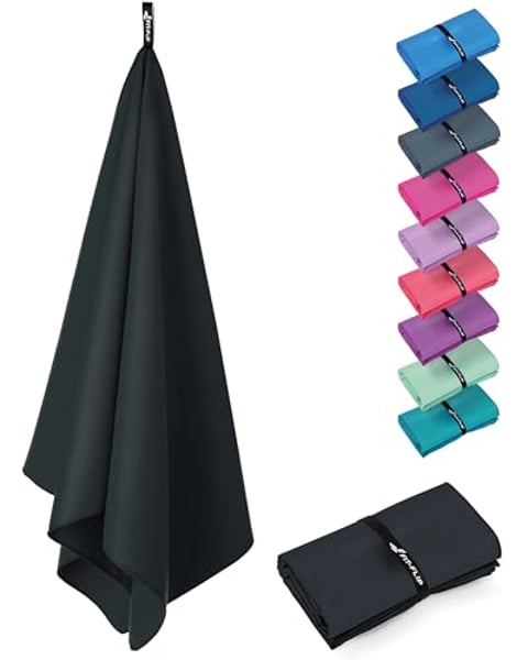Fit-Flip Mikrofaser-Handtuch – Kompakt, Leicht & Schnelltrocknend