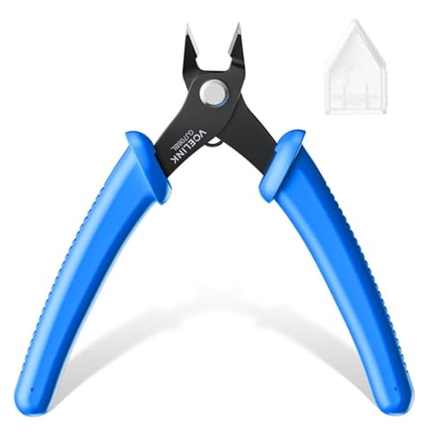 VCELINK Seitenschneider klein, Präzisions-Seitenschneider, Blau, 1 Stück