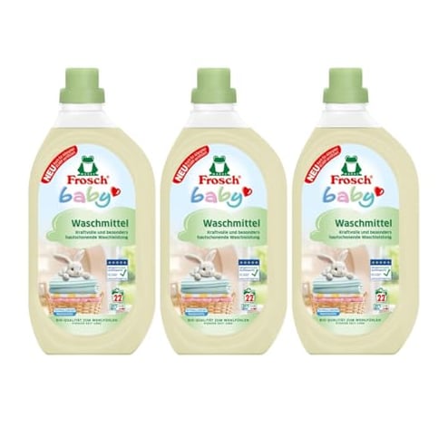 Frosch Baby Flüssigwaschmittel, 3er Pack (3 x 1,5L) für 63 Waschladungen