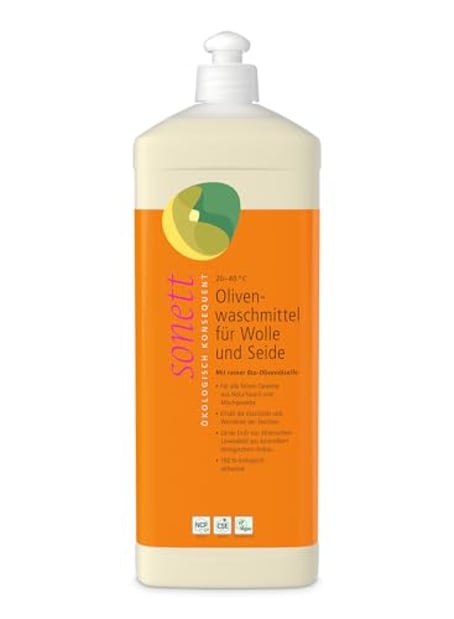 Sonett Olivenwaschmittel für Wolle und Seide, 1 Liter
