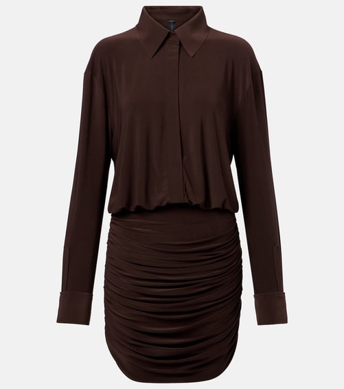 Norma Kamali Hemdblusenkleid