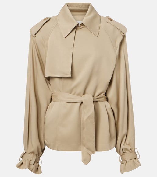 The Frankie Shop Trenchcoat Elva aus Twill