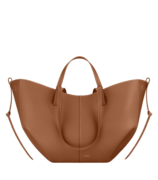 Polène Cyme - Camel Genarbtes Leder