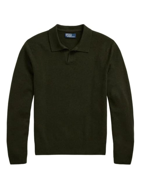 Polo Ralph Lauren - Polo Ralph Lauren Wool Sweater - Größe XL - schwarz