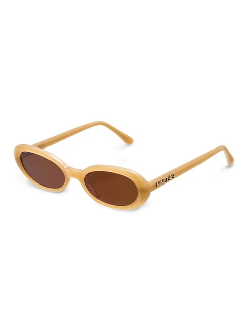 ninety-9 OVAL - Sunglasses • Toffee