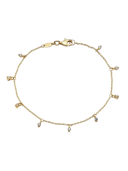 Celesta Gold Armband 375 Gold mit Zirkonia