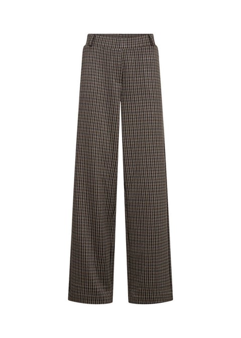 soyaconcept Palazzohose - Elegante Hose mit weitem Bein und Karomuster für Damen