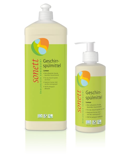 Sonett Geschirrspülmittel Lemon, 1 Liter
