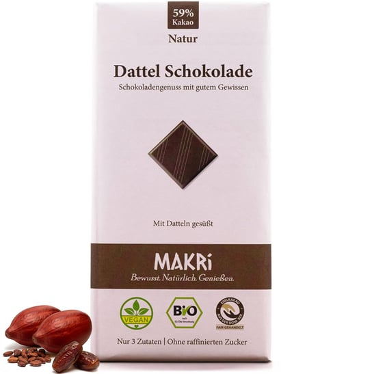 MAKRi Bio Dattel Schokolade - Natur 59%