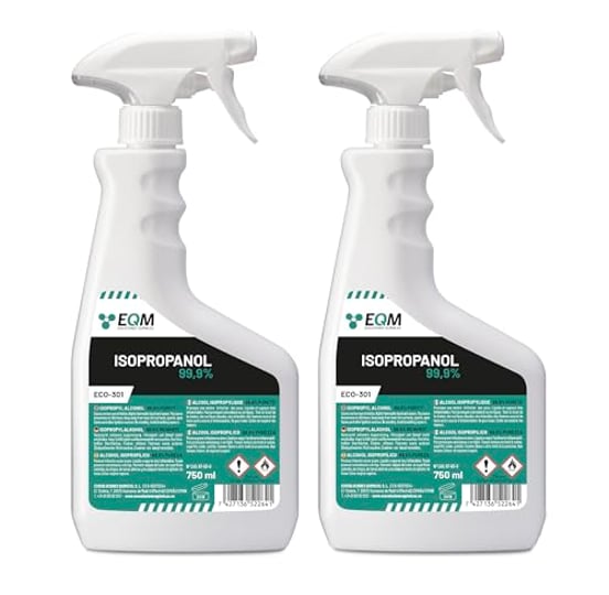 EQM ECO-301- Isopropanol/Isopropylalkohol 99,9% - Reinigungsalkohol 2x750ML