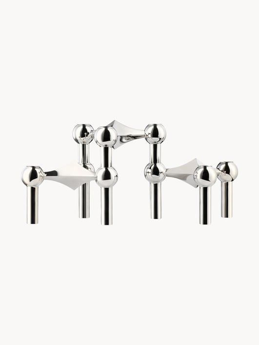 Kerzenhalter Stoff Nagel, 3er-Set