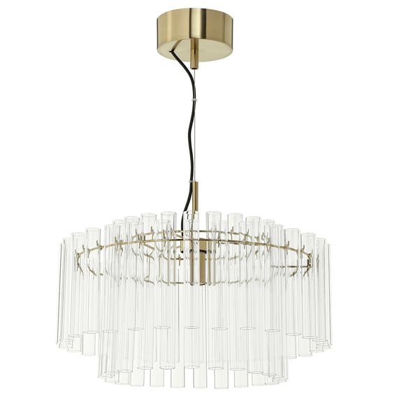 IKEA STOCKHOLM 2025 Hängeleuchte - Glas/vermessingt 54 cm