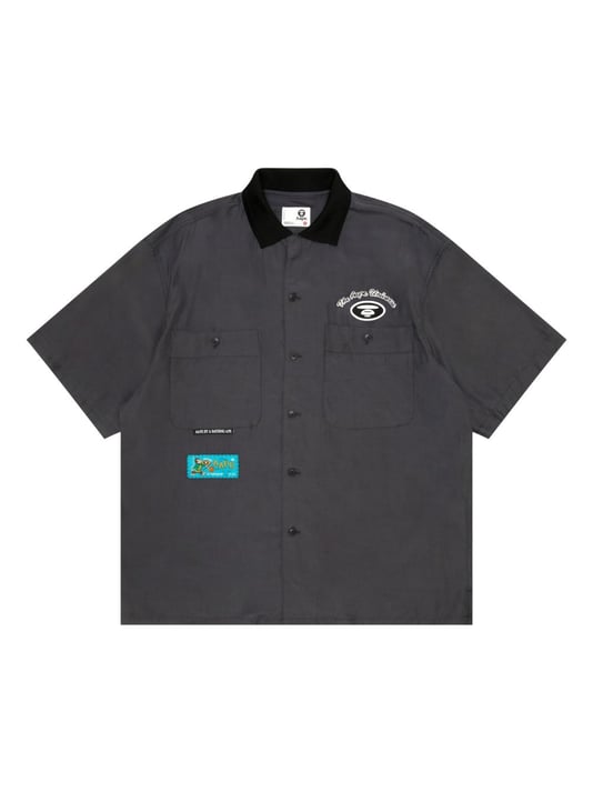 Hemd mit Logo-Print