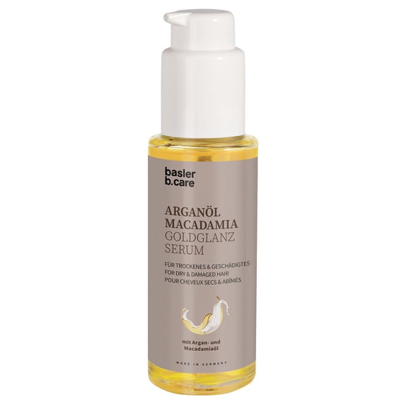 basler Arganöl Macadamia Goldglanz Serum