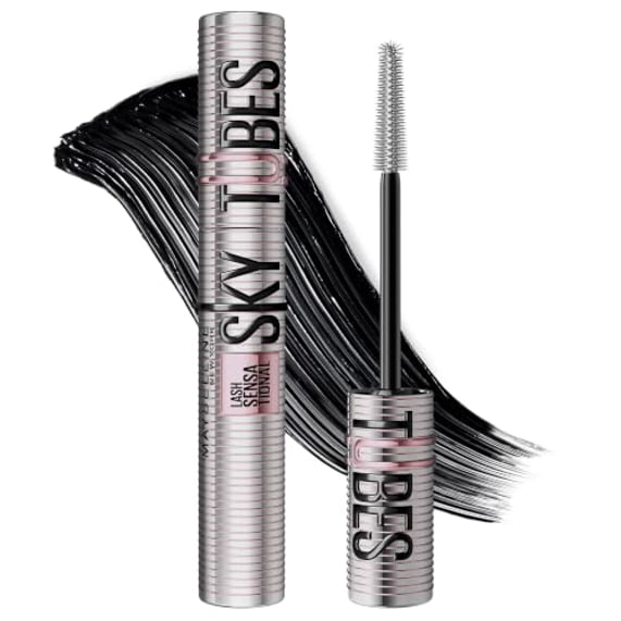 Maybelline New York Sky Tubes Mascara, Wimperntusche, Schwarz, 7,2 ml