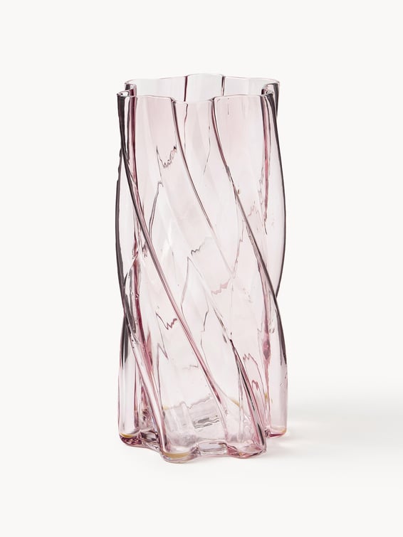 &k Amsterdam Glas-Vase Marshmallow, H 25 cm |