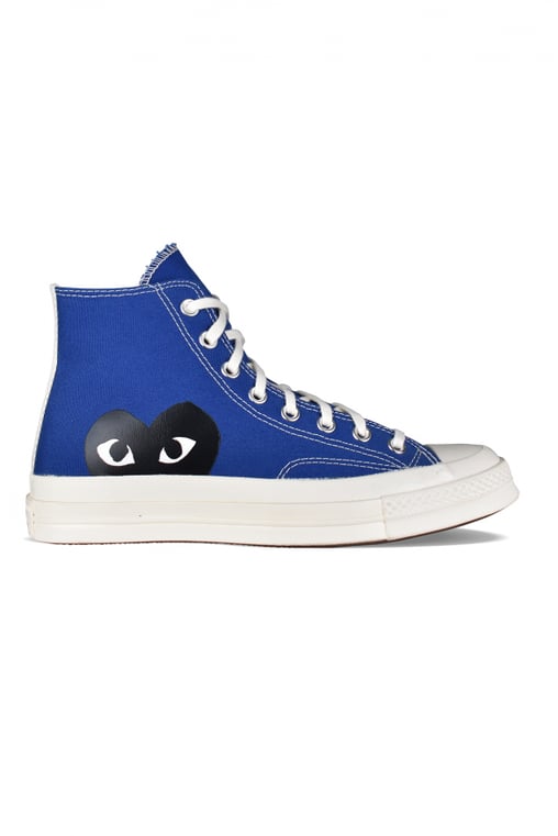 Comme des garçons Hohe Sneakers Chuck Taylor Blau