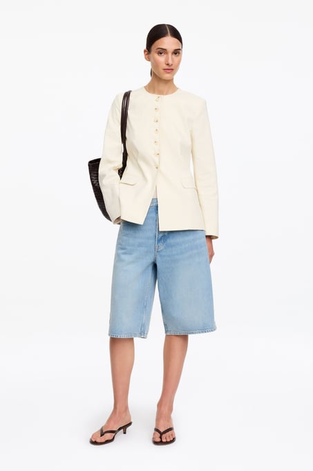 Lange Jeansshorts