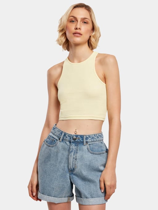 Urban Classics Ladies Cropped Rib Top