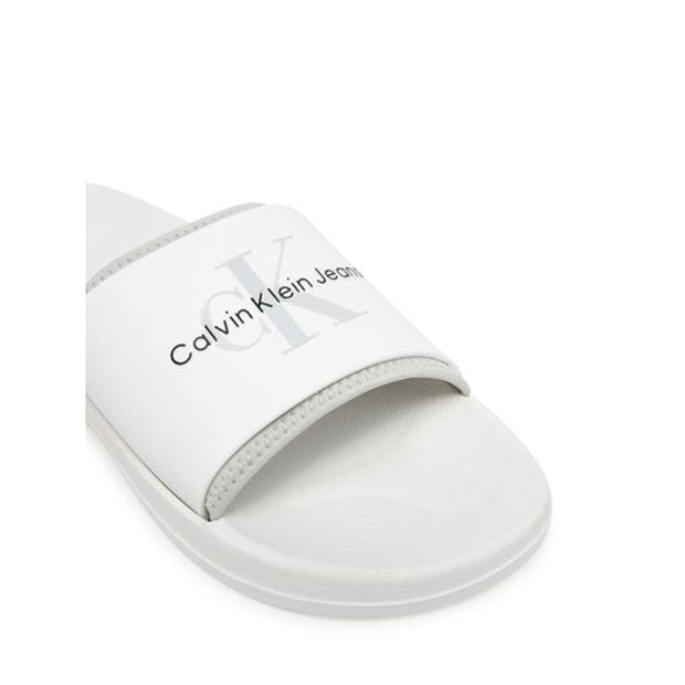 Pool Sandal bright white / mushroom