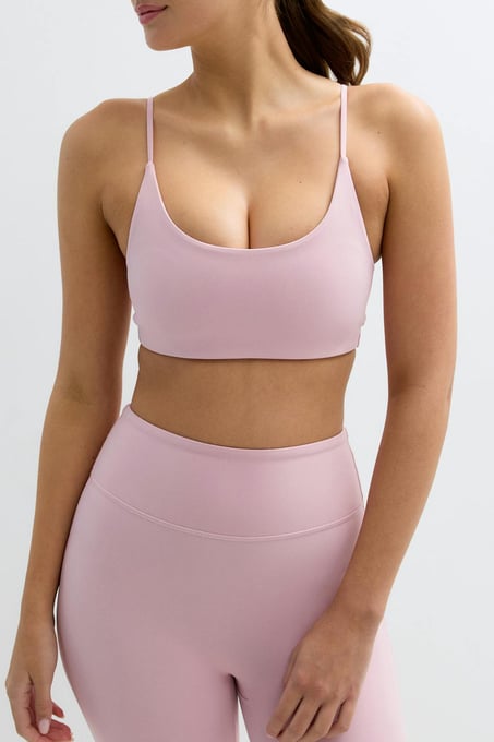 Gina Tricot Yoga strap top - Rosa 
