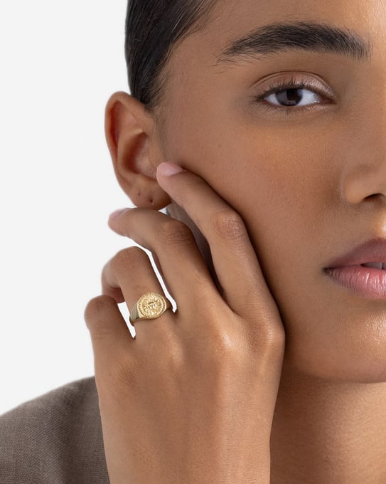 Bruna Venice Ring 18k Gold Vermeil