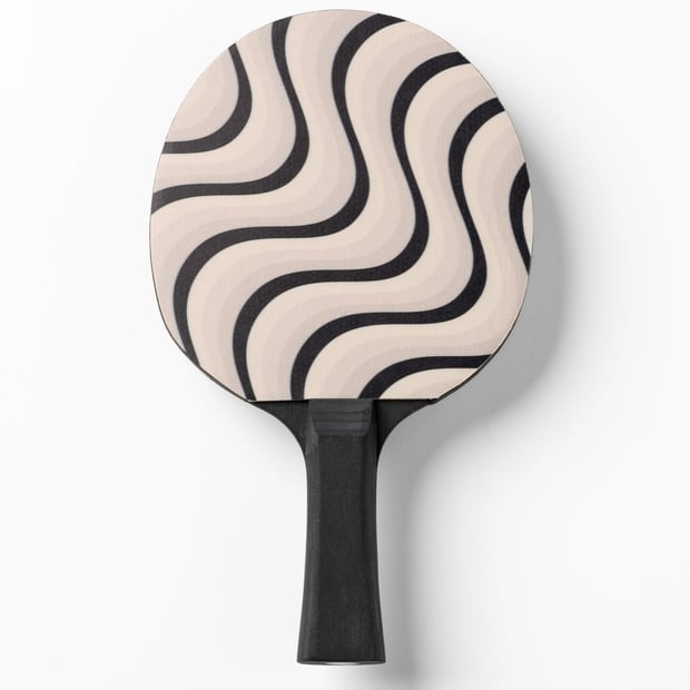 Designschläger Island wave black