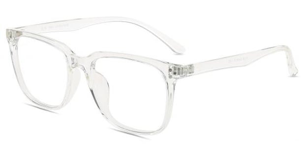 Unisex Brillen LKFS4126R | Klar Tr Mittel Quadratisch Fassung | Firmoo DE