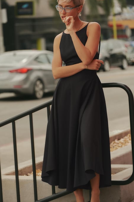 Zara Mittellanges Kleid 