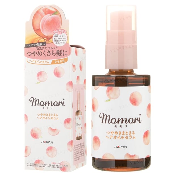 Momori Peach Glossy Haaröl-Serum