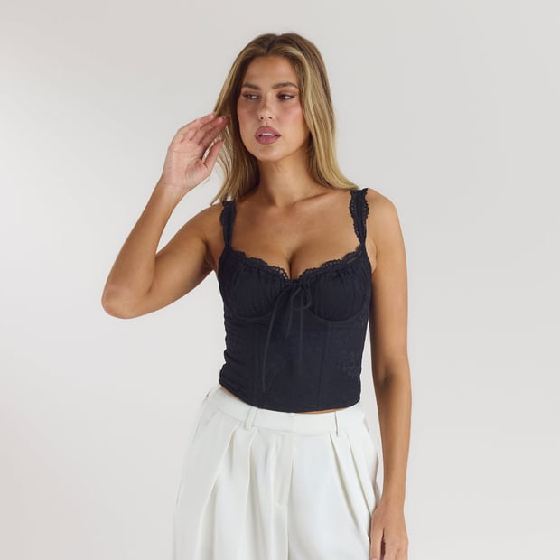 lounge Blossom Korsett-Top