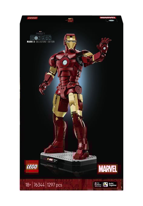 LEGO® Marvel - 76344 Iron Man Mark 3 Sammleredition, 152 MEHRFARBIG, 99