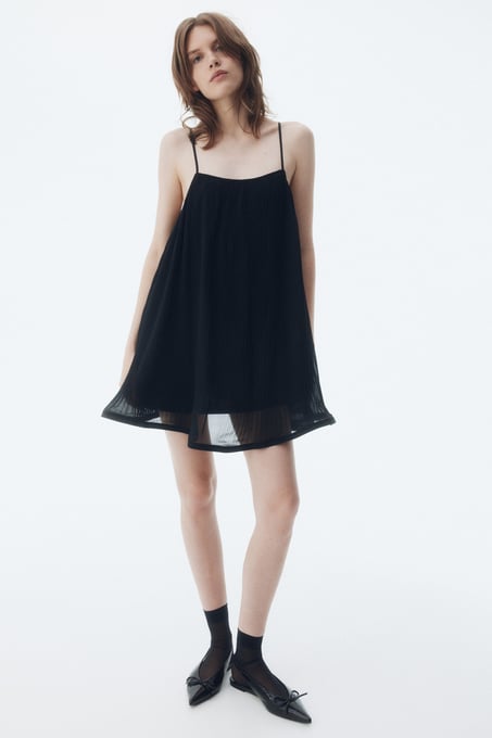 H&M Pleated strappy dress