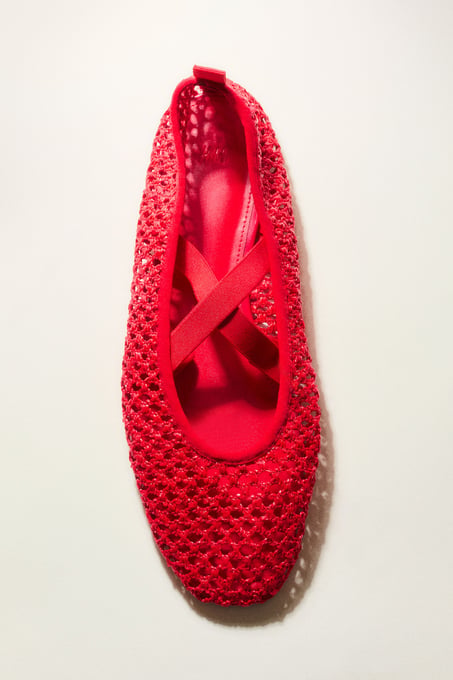 Geflochtene Ballerinas