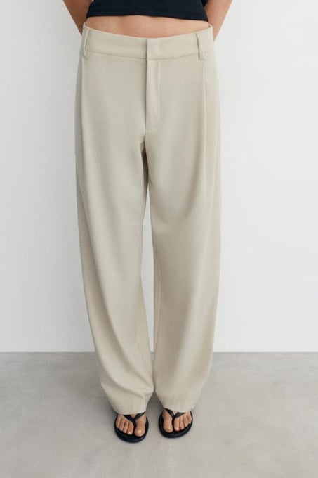 Pull&Bear Anzughose mit Bundfalten