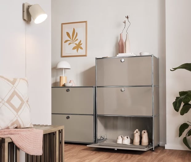 Regal Metall »CN3« mit 3 Klappenfächern