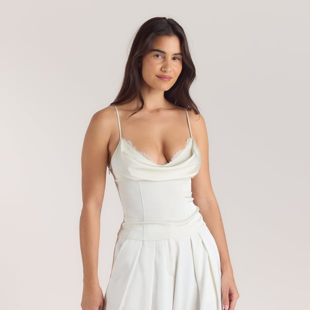 Lounge Cami mit Drapiertem Ausschnitt