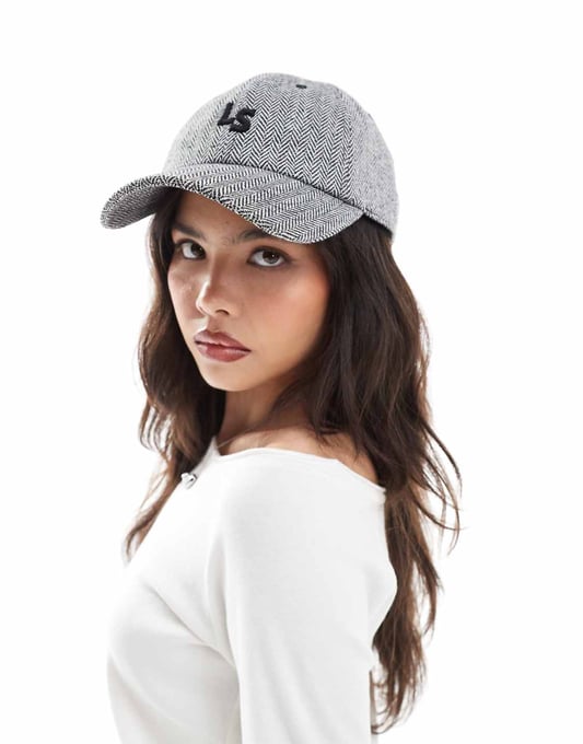 Levi's – Logo-Kappe in Schwarz-Weiß