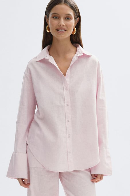 Gina Tricot Oversized shirt - Rosa 