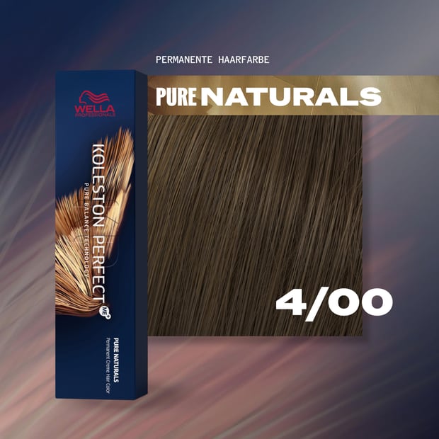 Koleston Perfect Pure Naturals - 4/0 mittelbraun