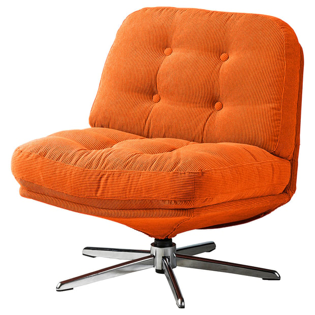 IKEA DYVLINGE Drehsessel, Kelinge orange