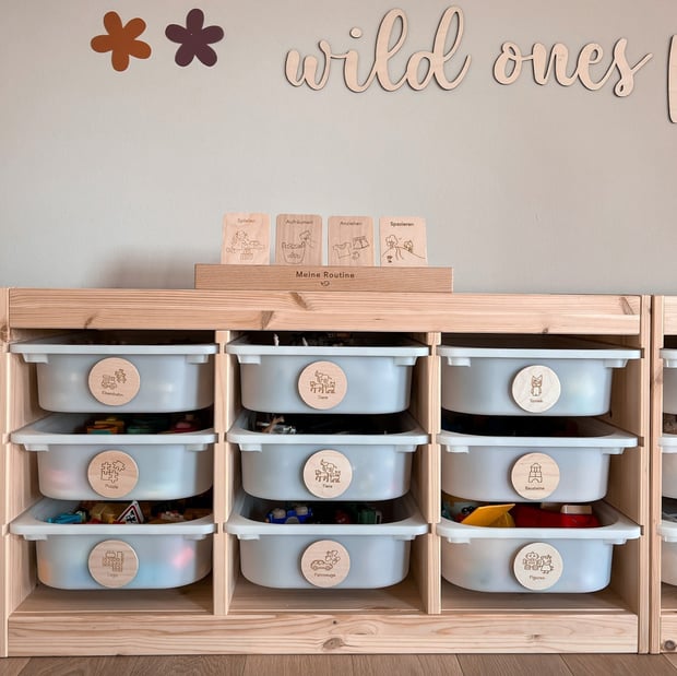 Aufräumetiketten KAMI