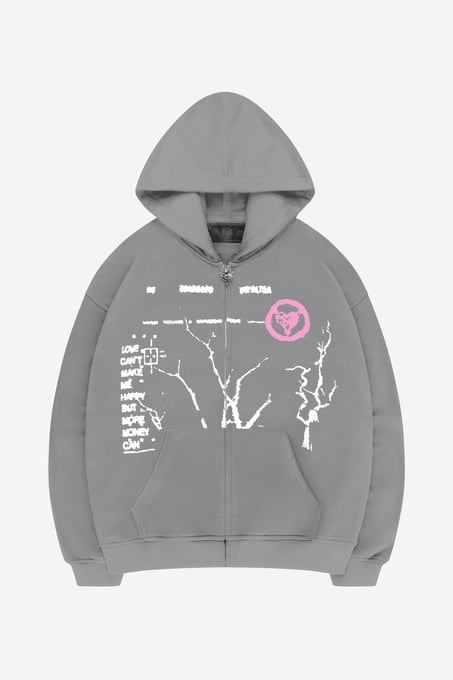 MONEY ROOTED ZIP ASH