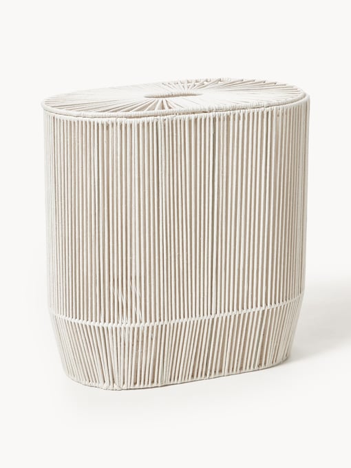 Handgewebter Doppel-Wäschekorb Gabe aus Seil