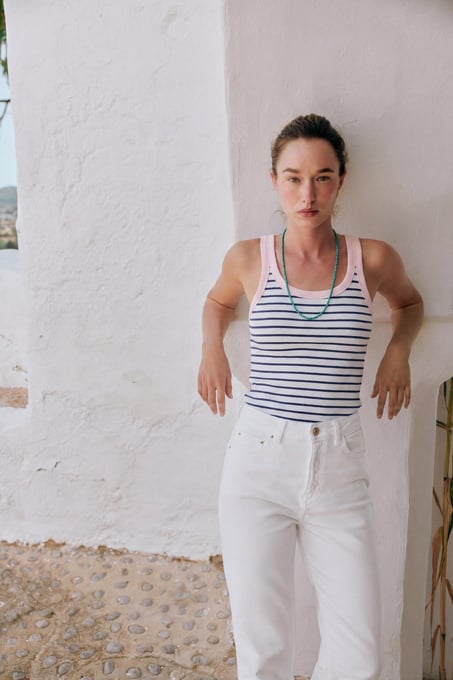 ZARA ÄRMELLOSES RIPP-TOP
