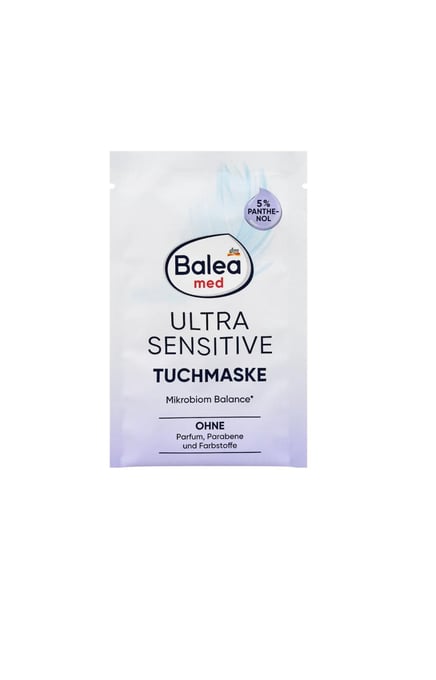 Balea med Tuchmaske Panthenol Ultra Sensitive, 1 St